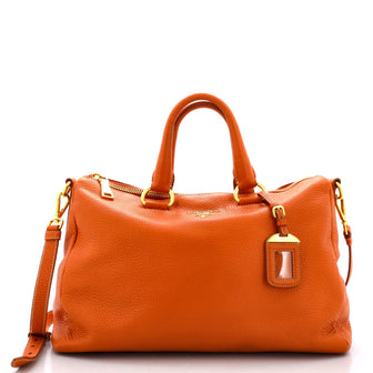 Prada Convertible Boston Bag Vitello Daino Medium