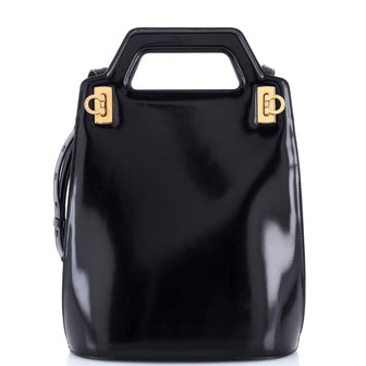 Wanda Top Handle Shoulder Bag Leather North South