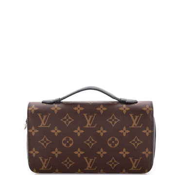 Louis Vuitton Zippy Wallet Macassar Monogram Canvas XL