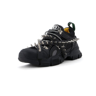 Gucci x SEGA Flashtrek Sneakers Technical Fabric and Leather with Studs