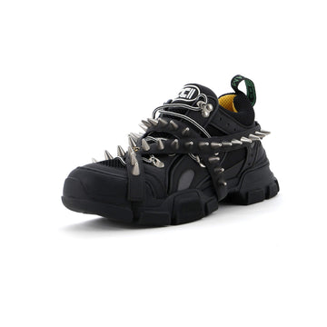 Gucci x SEGA Flashtrek Sneakers Technical Fabric and Leather with Studs