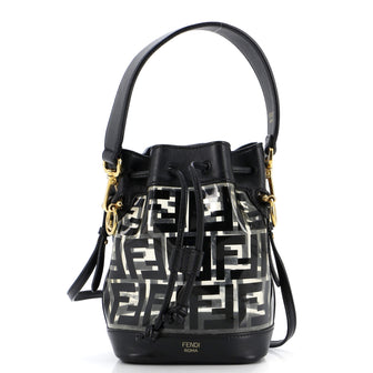 Fendi Mon Tresor Bucket Bag Zucca PU Mini