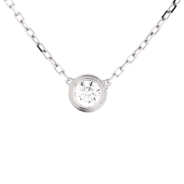 Cartier Cartier D'Amour Pendant Necklace 18K White Gold with Diamond Large