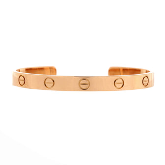 Cartier Love Cuff Bracelet 18K Rose Gold