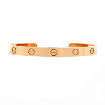 Cartier Love Cuff Bracelet 18K Rose Gold