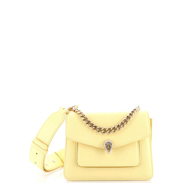 Bvlgari Serpenti Forever Maxi Chain Crossbody Bag Leather Small