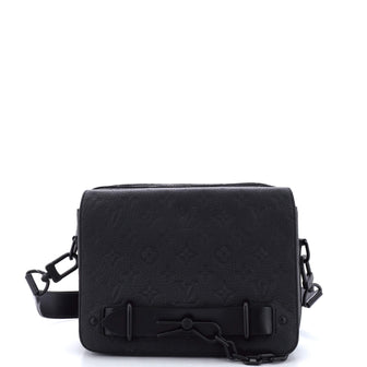 Louis Vuitton Steamer Messenger Bag Monogram Taurillon Leather