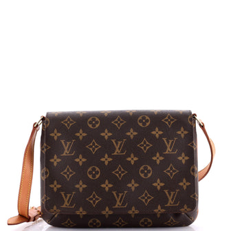Louis Vuitton Musette Tango Handbag Monogram Canvas