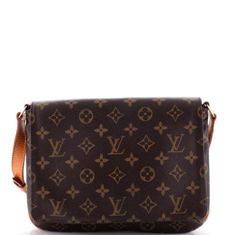 Louis Vuitton Musette Tango Handbag Monogram Canvas