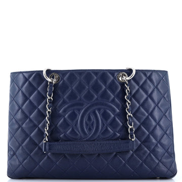 Chanel Grand Shopping Tote Quilted Caviar XL