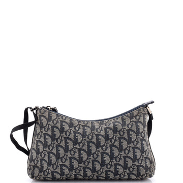Christian Dior Vintage Trotter Pochette Shoulder Bag Diorissimo Canvas Small