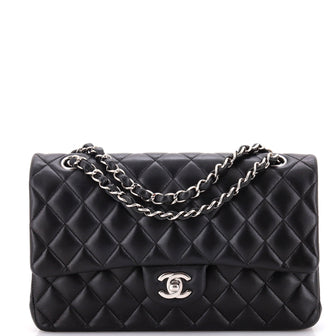 Chanel Classic Double Flap Bag Quilted Lambskin Medium