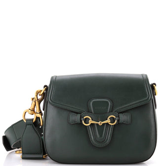 Gucci Lady Web Shoulder Bag Leather Medium