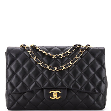 Chanel Classic Single Flap Bag Quilted Lambskin Jumbo