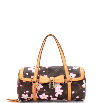 Louis Vuitton Papillon Handbag Limited Edition Cherry Blossom Monogram