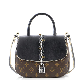 Louis Vuitton Chain It Handbag Monogram Canvas with Leather PM