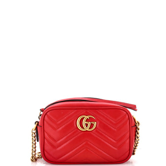 Gucci GG Marmont Shoulder Bag Matelasse Leather Mini