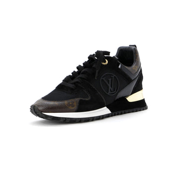 Louis Vuitton Women's Run Away Sneakers Mesh with Monogram Canvas and Suede