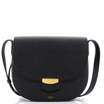 Celine Trotteur Crossbody Bag Grainy Leather Medium
