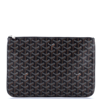Goyard Senat Zip Pouch Coated Canvas MM
