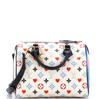 Louis Vuitton Speedy Bandouliere Bag Limited Edition Game On Multicolor Monogram 25
