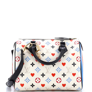 Louis Vuitton Speedy Bandouliere Bag Limited Edition Game On Multicolor Monogram 25