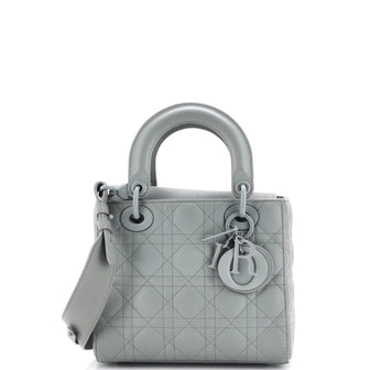 Christian Dior Ultra Matte My ABCDior Lady Dior Bag Cannage Quilt Calfskin