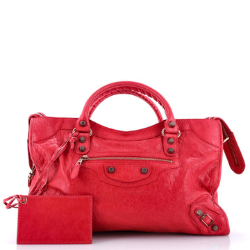 Balenciaga City Classic Studs Bag Leather Medium