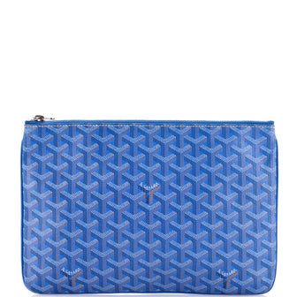 Goyard Senat Zip Pouch Coated Canvas MM
