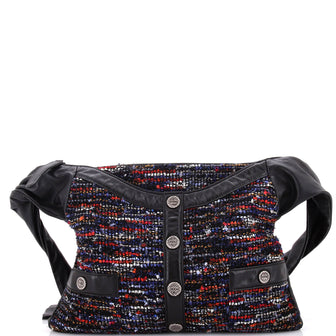 Chanel Girl Bag Tweed and Leather Small
