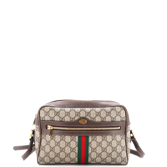 Gucci Ophidia Shoulder Bag GG Coated Canvas Small