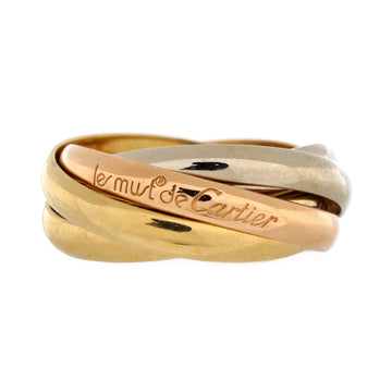 Cartier Les Must de Cartier 5 Band Trinity Ring 18K Tricolor Gold