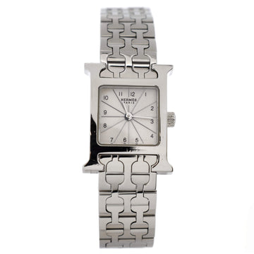 Hermes Heure H Quartz Watch Stainless Steel 17
