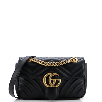 Gucci GG Marmont Flap Bag Matelasse Leather Mini