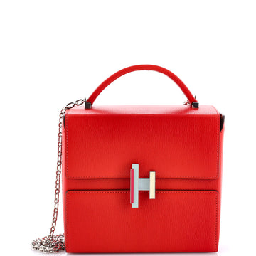 Hermes Cinhetic Top Handle Bag Chevre Mysore