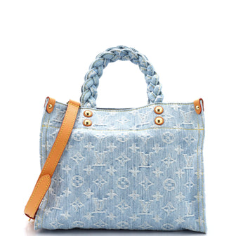 Louis Vuitton Let GO Handbag Monogram Denim PM