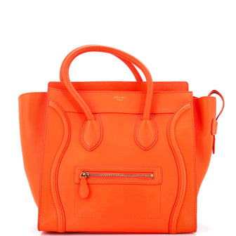 Celine Luggage Bag Smooth Leather Mini