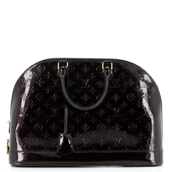 Louis Vuitton Alma Handbag Monogram Vernis GM