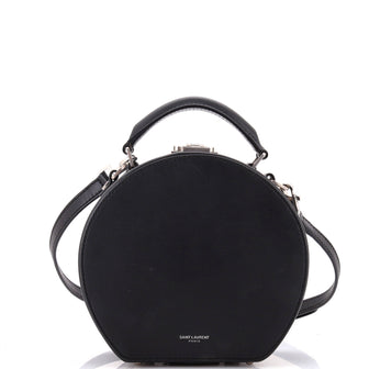 Saint Laurent Mica Hatbox Bag Leather Small
