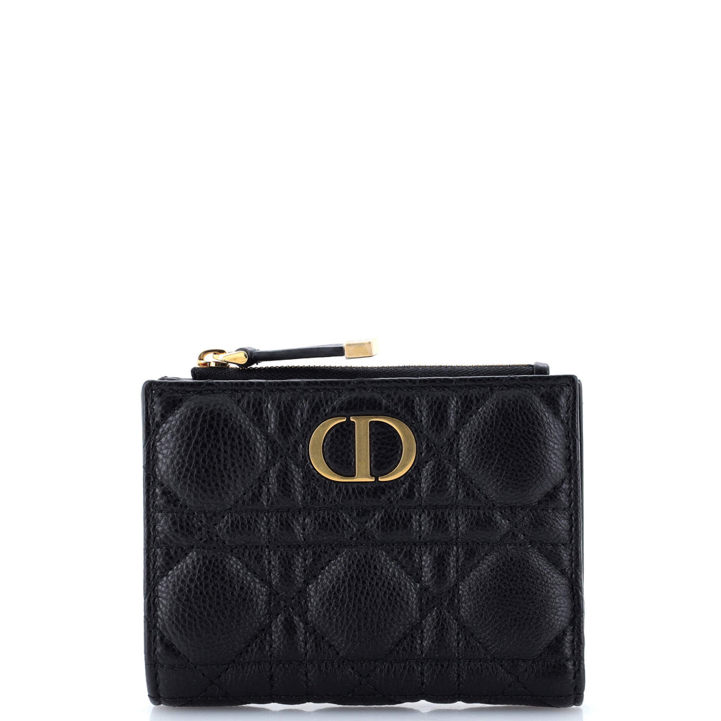 Christian Dior Caro Dahlia Wallet Cannage Calfskin 302677