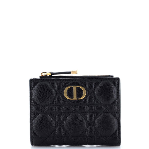 Christian Dior Caro Dahlia Wallet Cannage Calfskin 302677