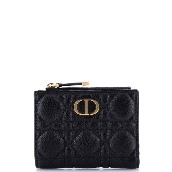Christian Dior Caro Dahlia Wallet Cannage Calfskin 302677