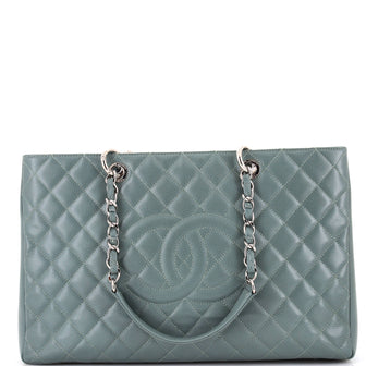 Chanel Grand Shopping Tote Quilted Caviar XL