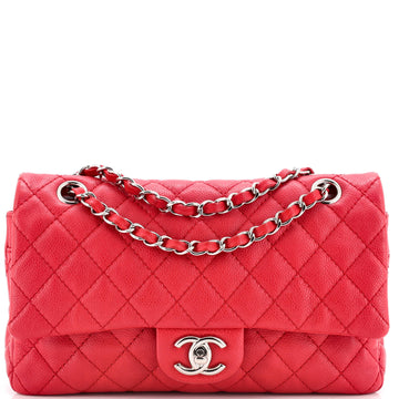 Chanel Classic Double Flap Bag Quilted Caviar Medium