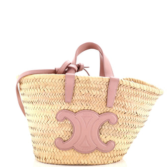 Celine Triomphe Basket Shoulder Bag Teen