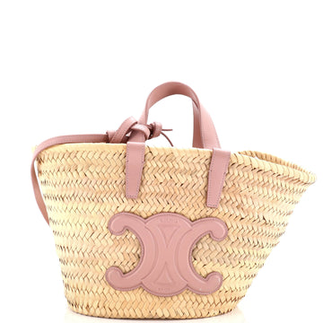 Celine Triomphe Basket Shoulder Bag Teen