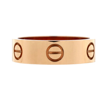 Cartier Love Band Ring 18K Rose Gold