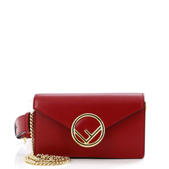 Fendi Logo Convertible Belt Bag Leather