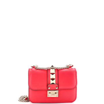 Valentino Garavani Glam Lock Shoulder Bag Leather Mini