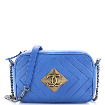 Chanel Pyramid CC Camera Bag Chevron Leather Small